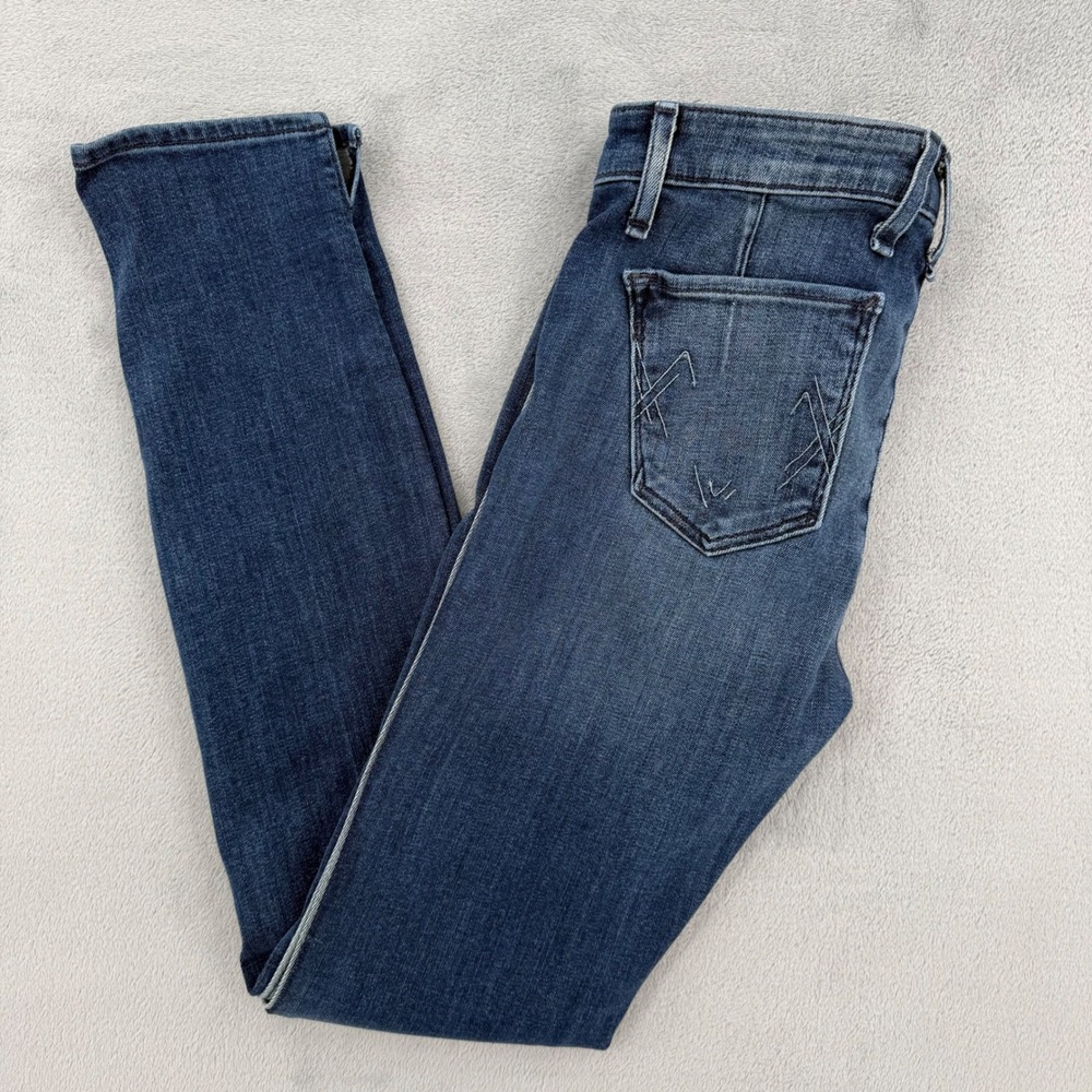 McGuire‎ Gotham Slim Revel Revel Tuxedo Stripe Skinny Jeans Blue Size 27